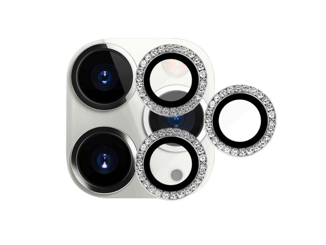 Cubre Objetivo Brillo Plata Para Iphone 12 Pro Max