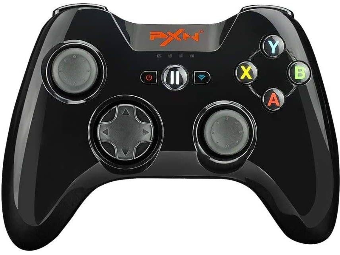 YIZHOOD Controlador de juegos inalámbrico Ios Controlador de juegos móvil Gamepad con soporte para teléfono y disparador L3 R3Negro YIZHOOD
