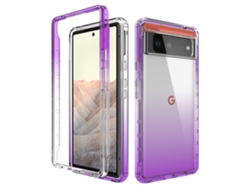 Capa De Celular Com Gradiente De Alta Transparência Para Googleroxo - Pixel 5a