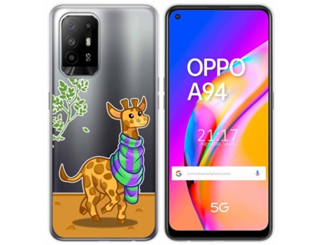 Carcasa Oppo A94 5G TUMUNDOSMARTPHONE Dibujos Transparente Multicolor