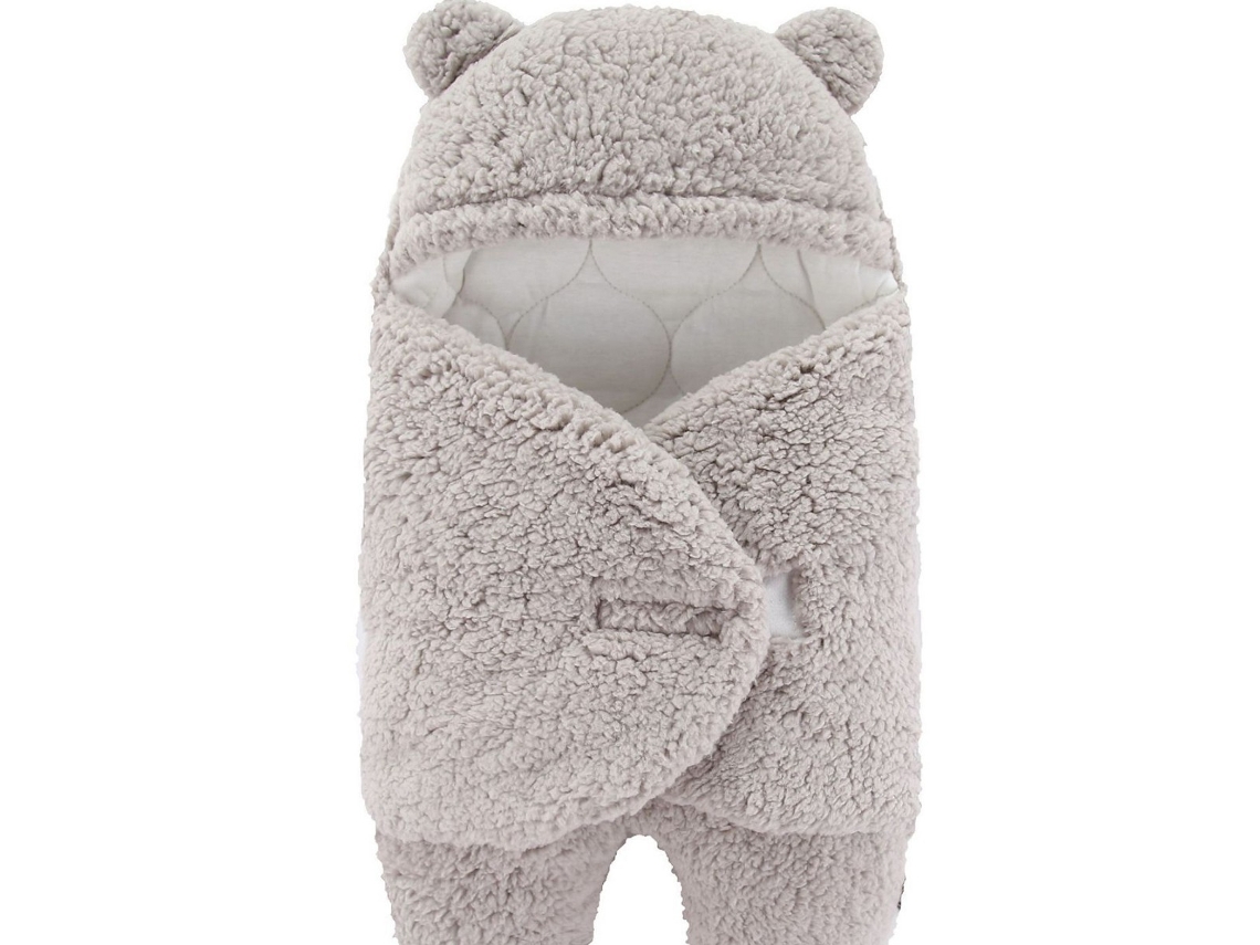 Saco Dormir Oso Bebé Eifson Suave Hipoalergénico 6 Meses 46x68cm (gris)