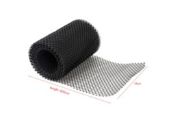 Protección para bandeja portacables de plástico de 18x800cm con malla de hojas