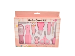 Set De Cuidado Para Bebés De 10 Piezas, Kit De Inicio Con Cortaúñas, Bastoncillos De Algodón Y Peine Con Luz*