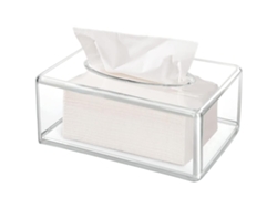 Caja De Pañuelos Transparente, Caja De Almacenamiento De Pañuelos De Acrílico, Adecuada Para El Hogar, El Baño, El Escritorio Y La Oficina.