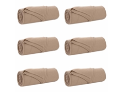 Mantitas De Sofá 6 Uds Camel 350 X 270 Cm Lana