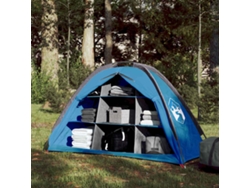 Tienda de almacenamiento impermeable de 9 compartimentos - Azul