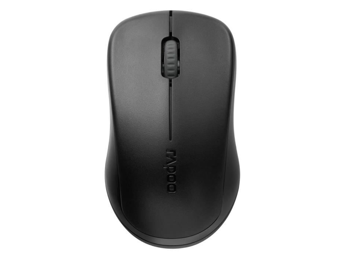 Ratón Óptico Inalámbrico 2 4 Ghz 1680 Silencioso 1.000 Dpi Negro RAPOO