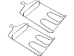Crochets À Viande En Acier Inoxydable Argenté 2pcs Para Suspendre Le Rôti Viande, ...