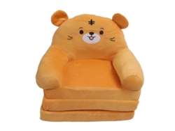 Sofá Infantil Plegable Tela Felpa Patrón Infantil Convertible Niños