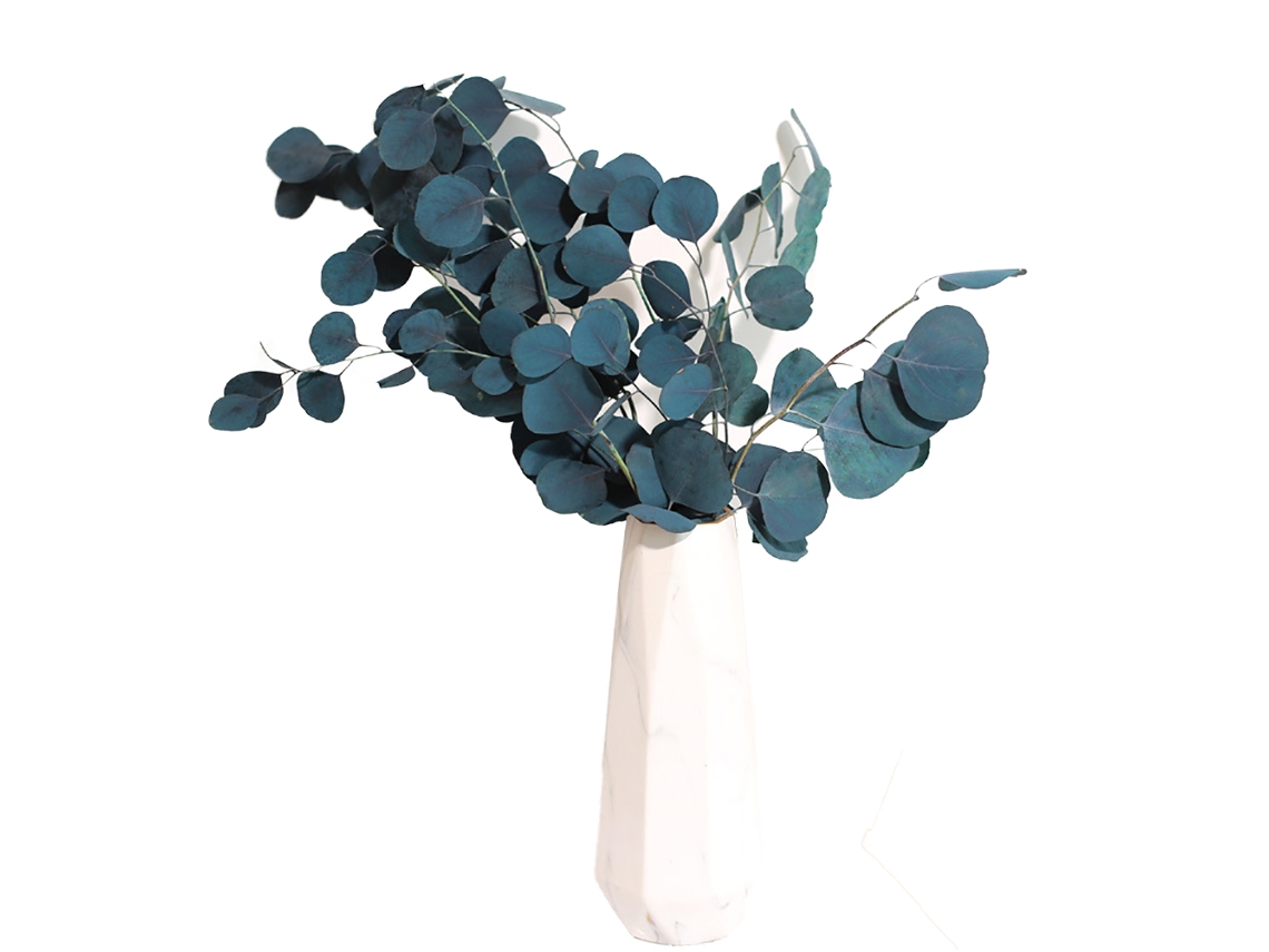 Hermoso Ramo De Flores De Eucalipto Secas, Decorativo, De Durabilidad Eterna, Ideal Para La Sala De Estar O Como Regalo Para El Hogar.