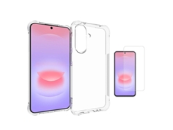 Kit De Funda Antigolpes Superprotect Película De Cristal Templado Clearglass Phonecare Para Samsung Galaxy A27 5g - Transparente