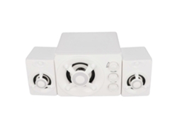 Sistema de altavoces Yunzii 2.1 para ordenador con alimentación USB, subwoofer estéreo, multimedia, con cable y luz LED RGB para PC