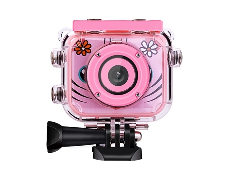 Mini Cámara Digital WEB2O Impermeable para Niños Pantalla LCD de 2,0 Pulgadas 1080P