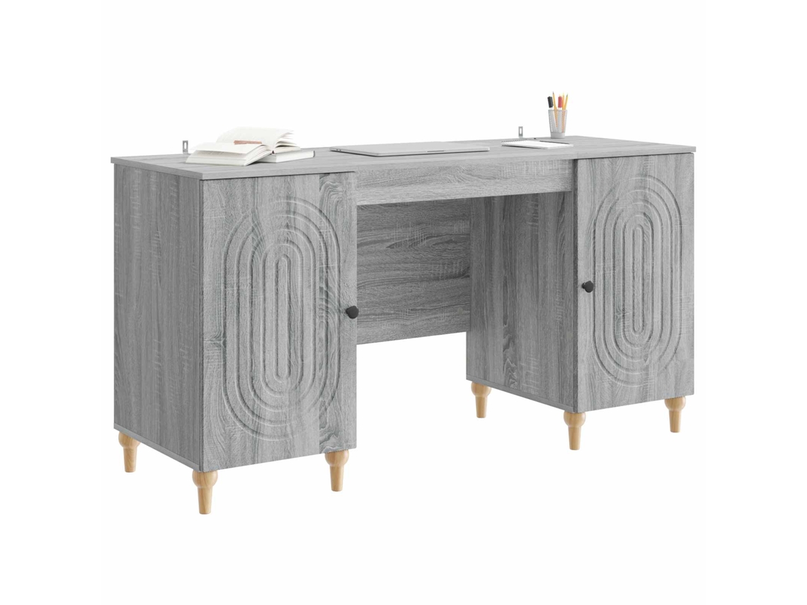 Maison Exclusive - Mesa Sonoma Grey 142,5 x 50 x 75 cm, derivados de la madera