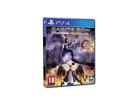 Juego PS4 Saints Row Iv Reeleito Gat Out Of Hell: Primera Edición Portugués