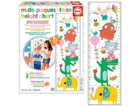 Puzzle EDUCA Mide-Peques Lemon (33 Piezas)