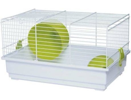 Jaula para Hamsters VOLTREGA 913 (Verde y Blanco - 90x50,5x46 cm - Plástico y Metal)