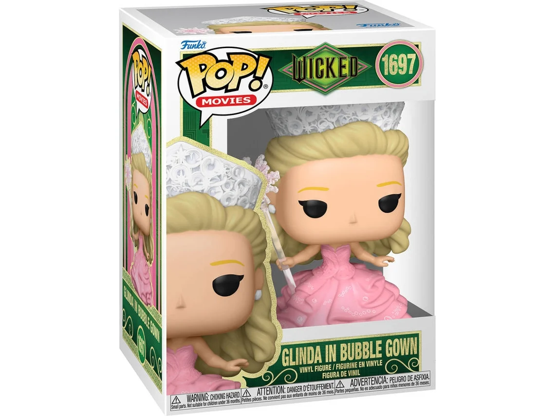 Figura FUNKO Pop! Movies Vinyl: Wicked - Glinda en Bubble Gown (Posible Chase)