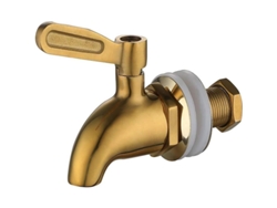 Dispensador De Agua Giratorio De Acero Inoxidable 304 Para Jugo Cerveza Vino Bebidas (oro 16mm)