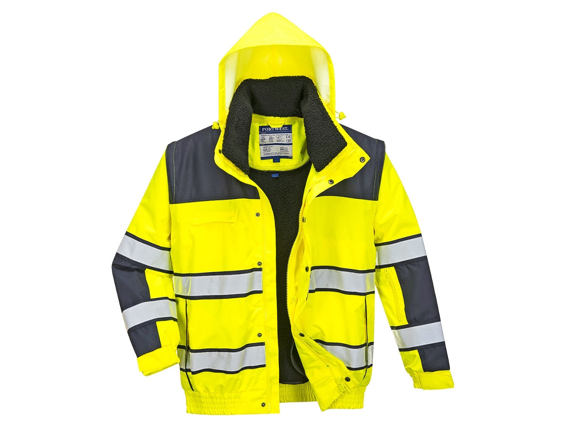 Cazadora Classic De Alta Visibilidad - Tu Aliada En El Trabajo Amarillo Marino / Xl