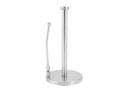 Soporte de acero inoxidable para toallas de papel: rollo de toallas versátil, ideal para la cocina y el baño.