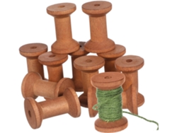 Soportes De Red De Madera Rústica, 20 Piezas, Para Una Gestión Versátil De Cables.