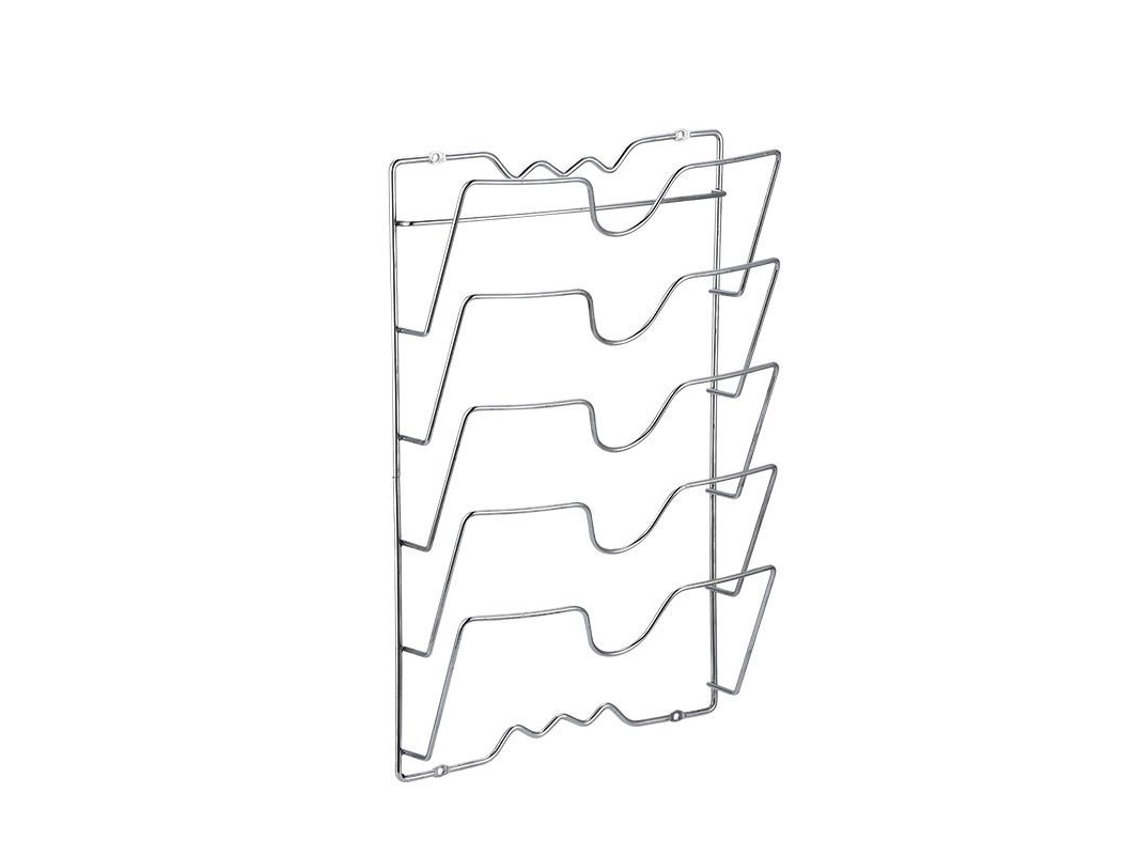 2026da-porta Tapas De Olla Vertical - Organizador Práctico De Acero Para Cubiertos, Sartenes Y Utensilios De Cocina