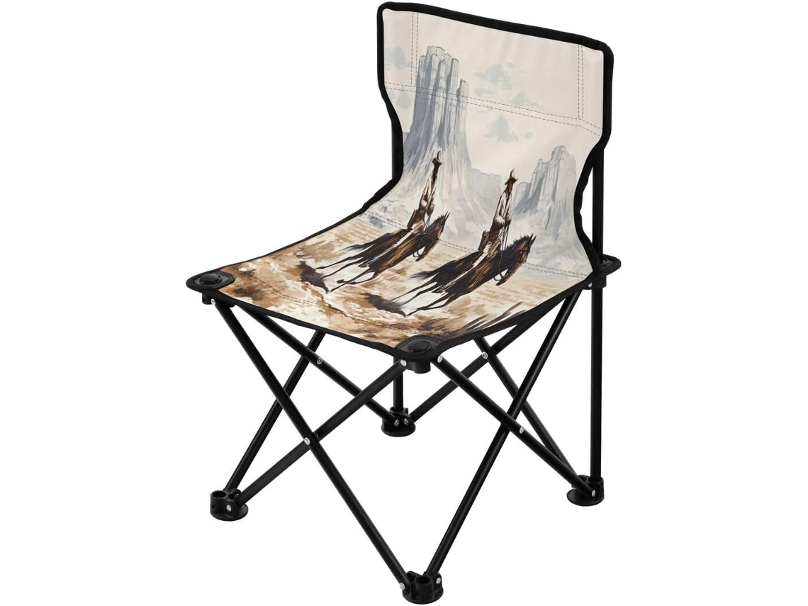 Silla Plegable Ligera Desert Tribe Resistente Duradera Portátil Fácil De Instalar