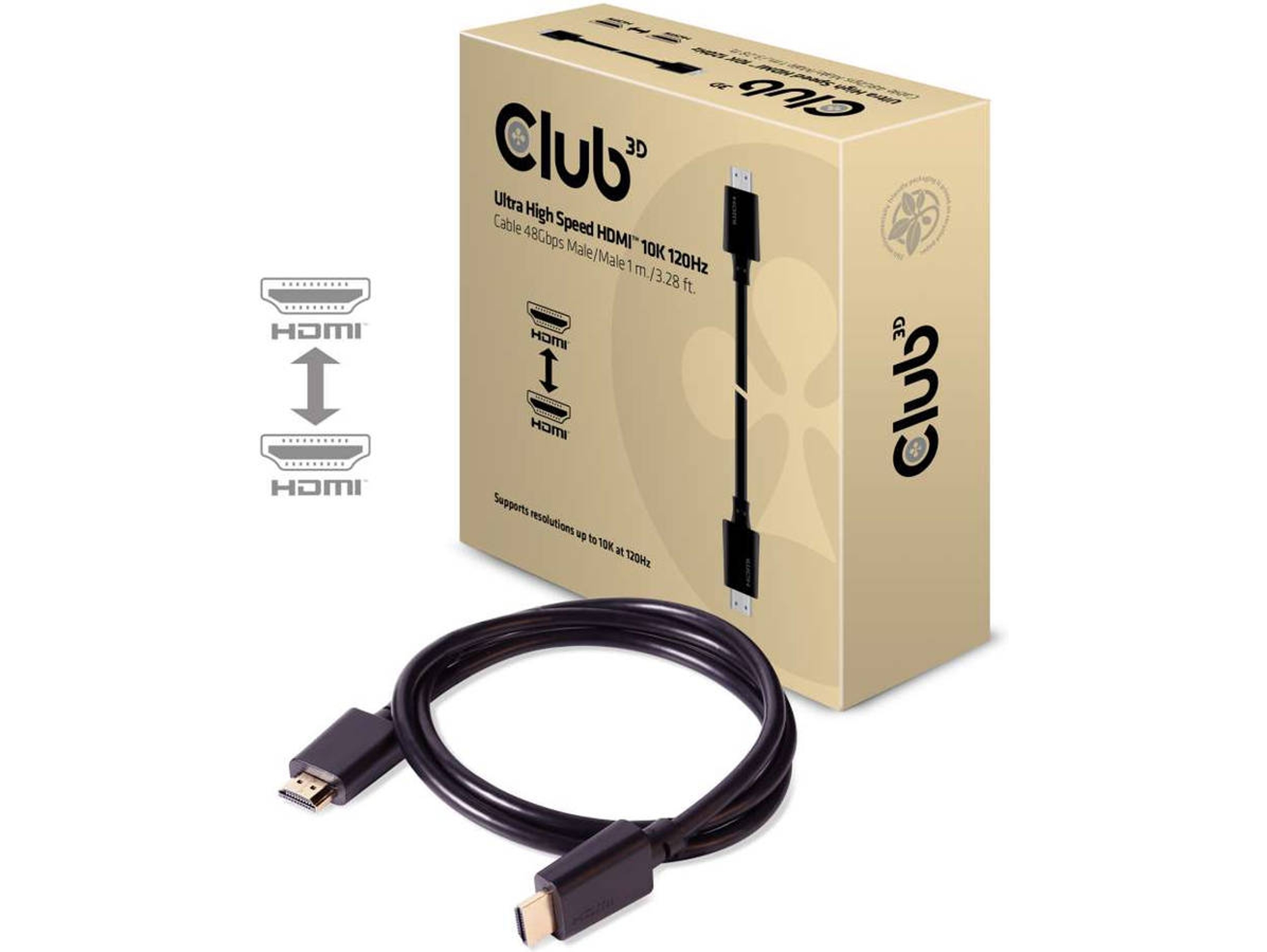 Cable HDMI CLUB3D (HDMI - HDMI)