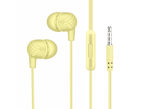 Auriculares con cable Fevers Calidad de sonido Compatible con HD Control de cable de llamadas Auriculares intrauditivos deportivos estéreo de 3,5 m...