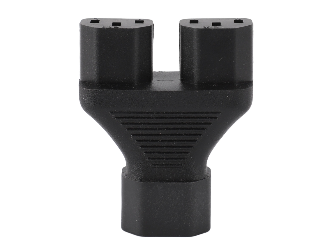 Cable Adaptador Divisor En Y C14 A C13 Macho A Hembra Con Enchufe De Alimentación Único Iec320
