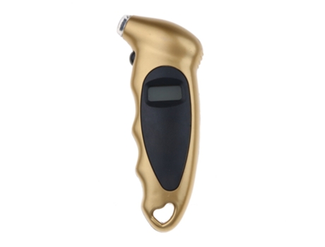 Probador digital del indicador de presión de aire del neumático del neumático de 150psi lcd para el mesurement auto de la motocicleta del coche[Oro...