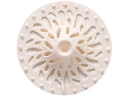 Tapon Antipelo Duradero Para Drenaje De Baño Y Bañera, Fácil Instalación Y Limpieza, Protector De Drenaje Hogar, 2 Piezas Blancas