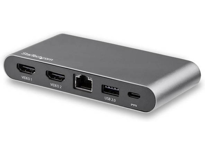 Docking Station Startech dk30c2hagpd adaptador multipuerto usbc para dos monitores 2 hdmi 4k pd 3.0 de 100w startech.com displayport passthrough gbe concentrador puertos usba tipoc ordenador cable 1m 2x