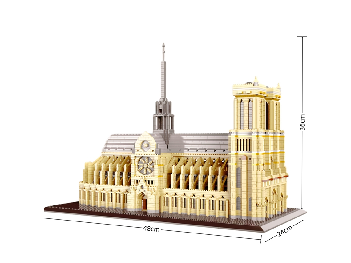 Conjunto de bloques de construcción MDUG para la construcción de modelos arquitectónicos (distrito de la Universidad de Notre Dame)