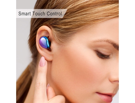 Auriculares inalámbricos, auriculares Bluetooth más elegantes para niñas y mujeres, auriculares inalámbricos perfectos para oídos pequeños, estuche...