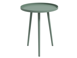Mesa Auxiliar De Jardín De Acero, Capacidad De 20 Kg, Verde, 40x50 Cm.