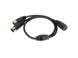 Cable Divisor En Y De 5 Pines Hembra A 2 Pines, Flexible Para Conexión Midi De Audio De Estudio.