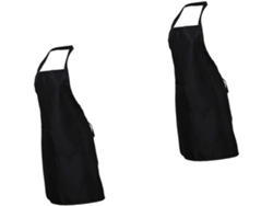 Color Negro Para Cocina Conjunto Delantal