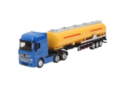 Caminhão Tanque De Óleo 1:50 Brinquedo De Transporte Carro Modelo De Metal Para Meninos Presente Amarelo