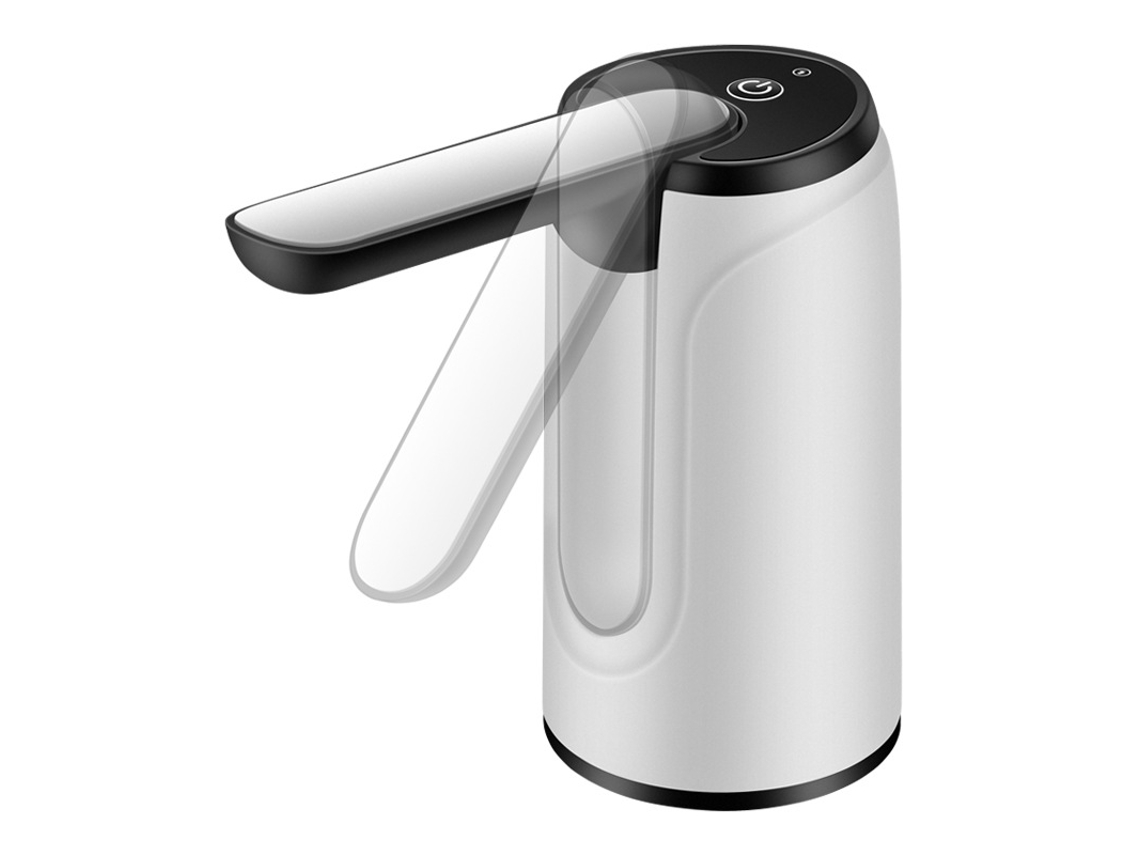 Distribuidor De Água Portátil, Bomba De Água Elétrica Usb, Interruptor Para Chaleira (branco, Dobrável)