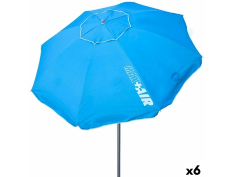 Mesa Aktive 220 x 207,5 x 220 cm Azul Acero Aluminio (6 Unidades)