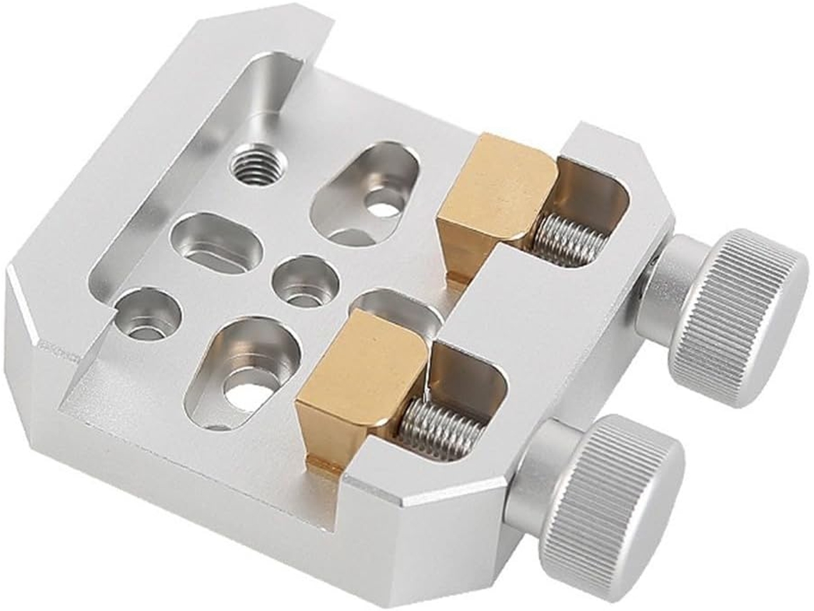 Abrazadera De Montaje Para Telescopio Astronómico Con Cuerpo De Aleación De Aluminio Y Tornillos Reforzados (plateada)