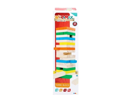 Juego COLORBABY Jenga (58 Piezas - Edad Mínima: 36)