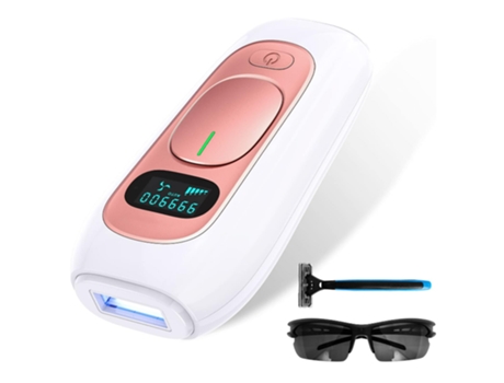 Dispositivo de depilación IPL, depilación láser para mujeres y hombres, 999.000 destellos, 5 niveles de energía, 2 modos, depilación sin dolor CHRO...