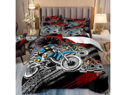 Juego Funda Nórdica Juego Ropa Cama Almohada 220x240 Cm 140 X 200 220 240 50 75