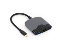 Estación de acoplamiento USB C a HDMI 4K USB 3.0 PD Yizhood para Nintendo Switch portátil gris