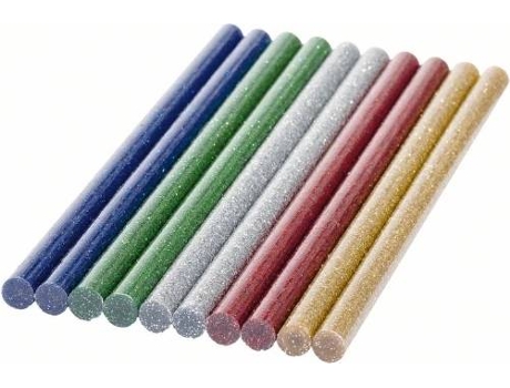 Barrita de Pegamento BOSCH con Brilhos 7 mm 10 Unid. - Glitter