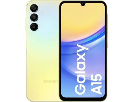 Smartphone SAMSUNG Galaxy A15 (6.5" - 4 GB - 128 GB - Amarillo)
