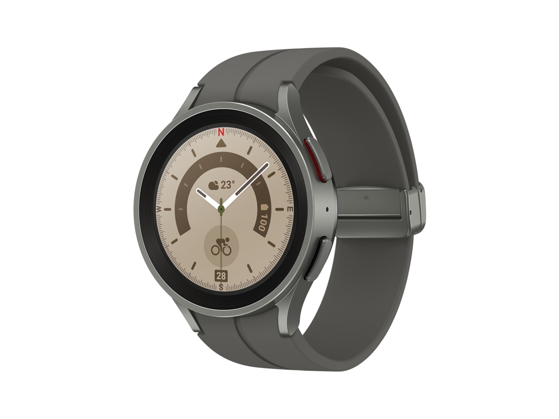 Smartwatch SAMSUNG Galaxy 5 Pro 3,56 cm 1.4 Super Amoled 45 mm Titanio Satélite GPS